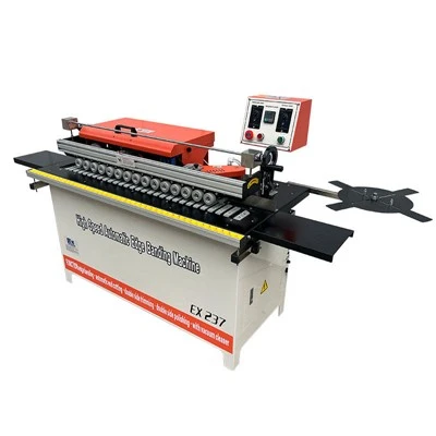 Geschwindigkeitsverstellbare Kantenanleimmaschine