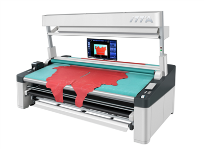 Intelligente Lederschneidemaschine